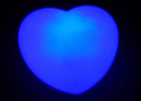 Heart Shaped Love LED Decorative Table Lamps , Home Battery Operated Night Light