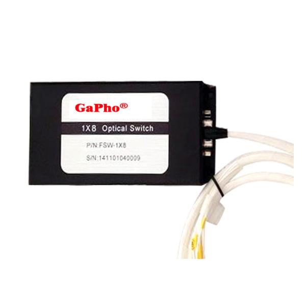 Diameter 2.0mm Mini 1x8 Fiber Optical Switch 850nm LC / APC LC / PC FC / APC