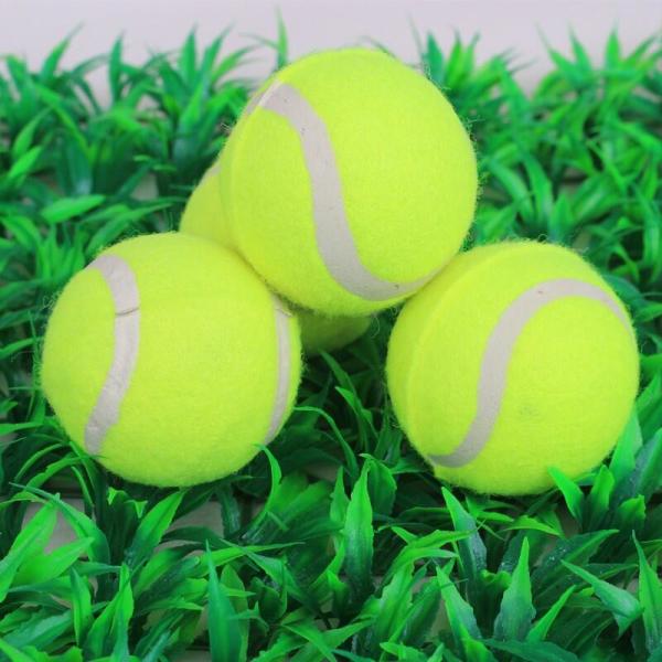 Rubber Polyester Tennis Racket Ball 5cm Small Toy Pet Dog Tennis Balls
