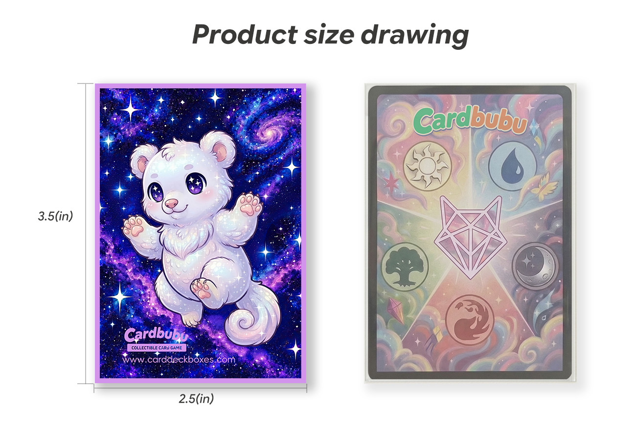 Custom Card Sleeves for TCG Trading Card Games Bulk Factory Supply