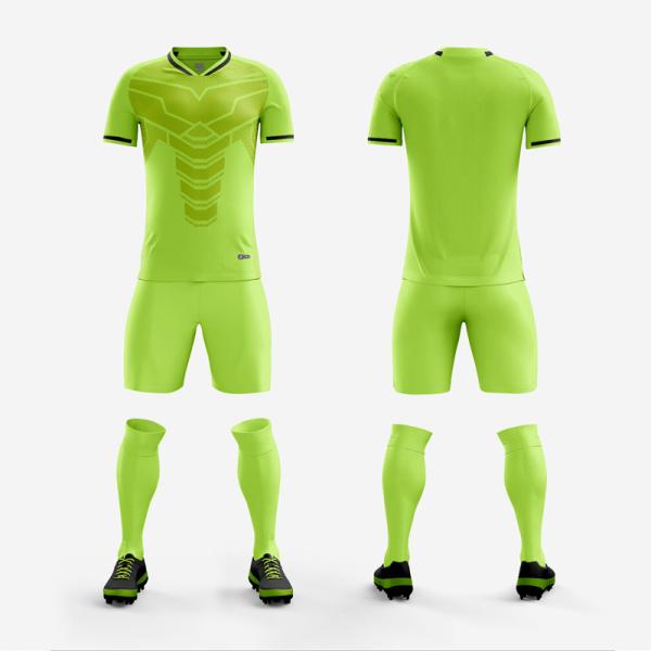 ODM Youth Soccer Shirts Jerseys Uniform Kits Portable Washable