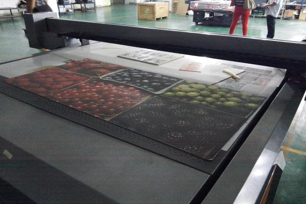Plexiglas / Glass / Ceiling  UV Flatbed Printing Machine Curve and Density Adjustment
