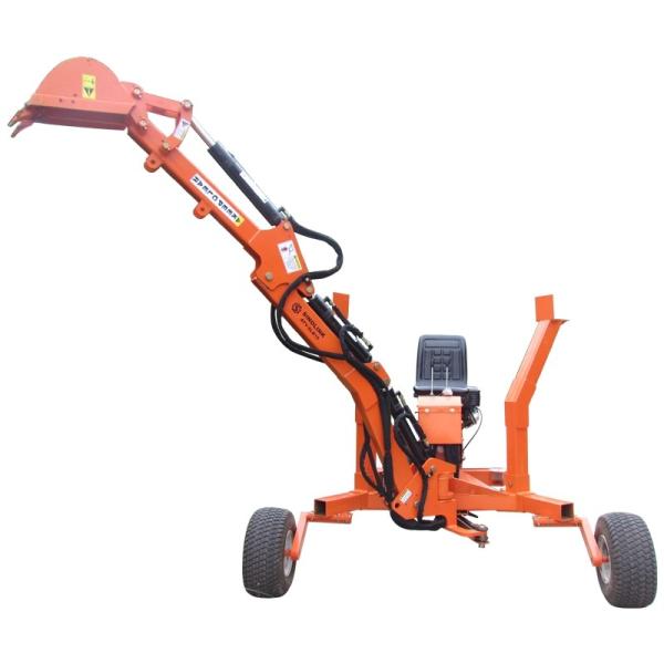 ATV Gasoline Engine Portable Mini Backhoe Excavator Backhoe Loader Ce Certification