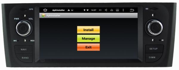 Ouchuangbo 6.1 inch car audio player multimedia android 7.1 for Fiat Punto with 1024*600 gps navi Bluetooth music SWC