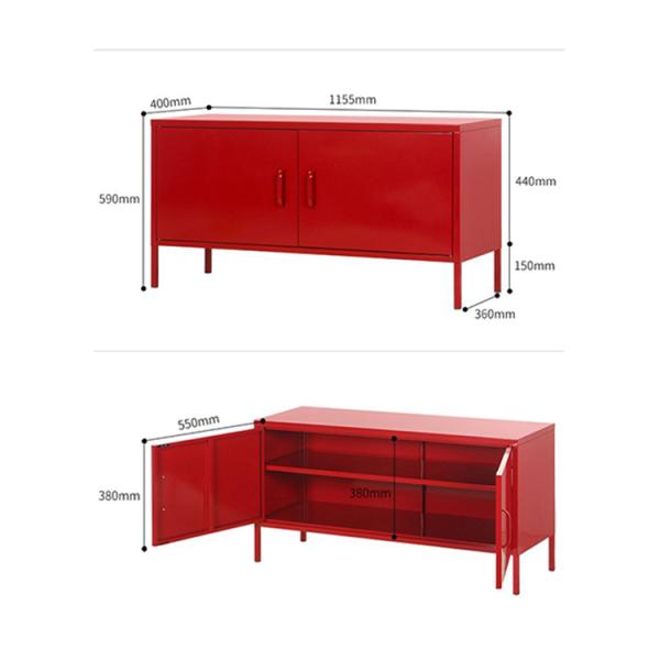 Height 620mm Q235 Steel BSCI TV Stand  Cabinet