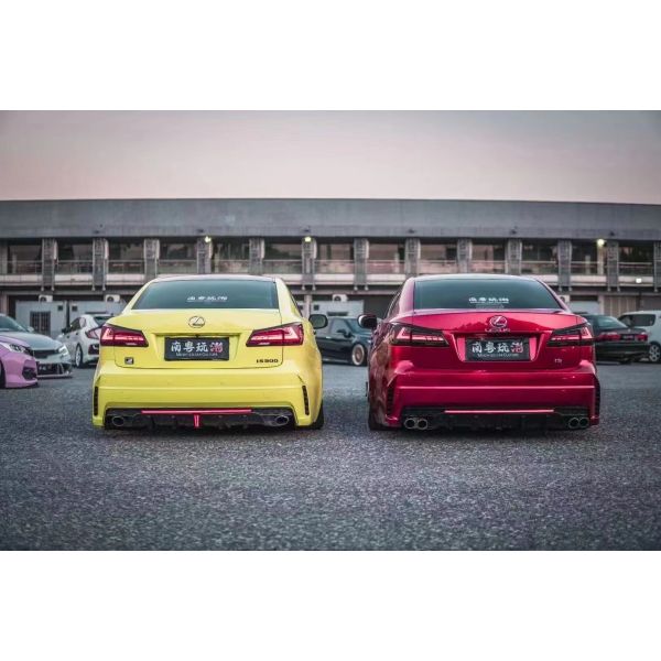 New Arrivals Injection pp Body Kit Rear Bumper Upgrade Phantom Style Car Bumper for Lexus IS250 IS300 2006-2012