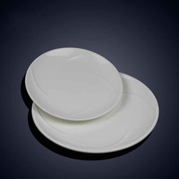 Platos de cerámica irregulares Conjunto de platos de porcelana para hoteles de 5 estrellas