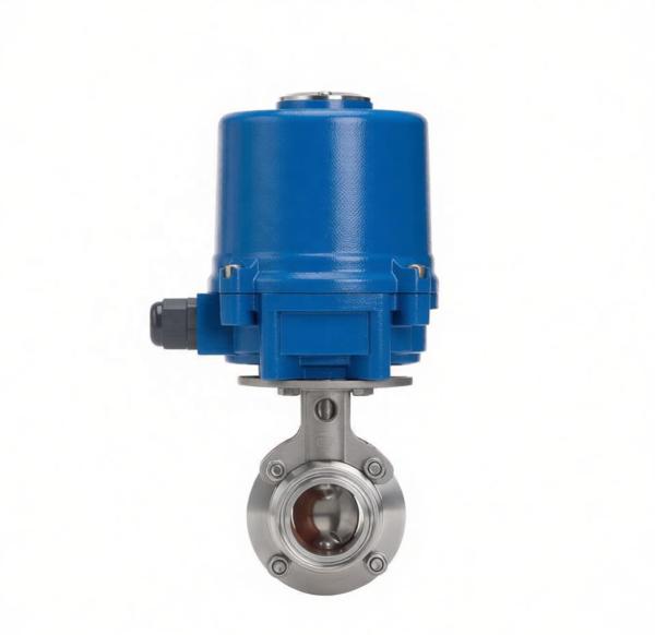 ETRANY High Temperature Small Torque LQ Actuator Attached Clamp Wafer Butterfly Valve 4 Inch Quick Open/Close Valve Parts IP67