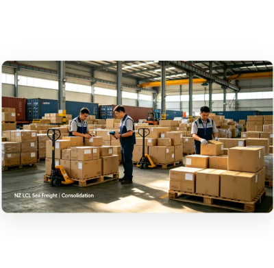DDP Sea Shipping Door To Door Delivery LCL Consolidated For General Goods