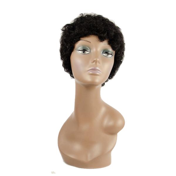 Upgrade Your Style with Our Short Afro Wig Full Cuticle 180% Density Curly Pixie Cut