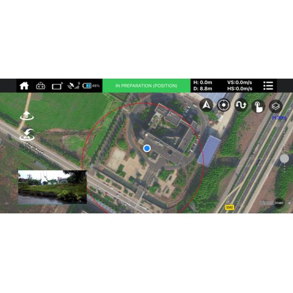 Foldable Arms 35 Mins 120m Aerial Camera Drones 128G SD Card