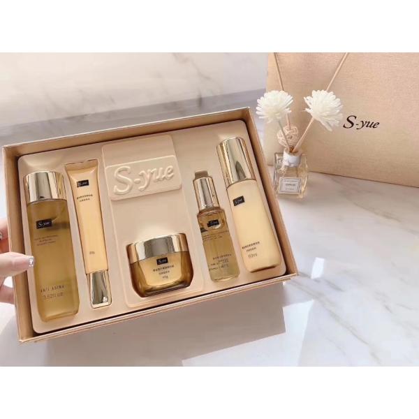 S-yue brand golden rejuvenating tightening series anti aging skin firming cosmetics