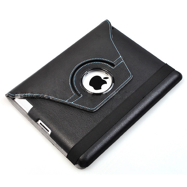 KolorFish 360 Rotatable Smart Cases IPad Leather Casing Jacket Protective Case with Stand