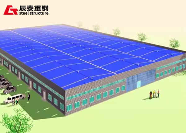 Q345/Q355 Light Prefabricated Steel Structure Building Workshop