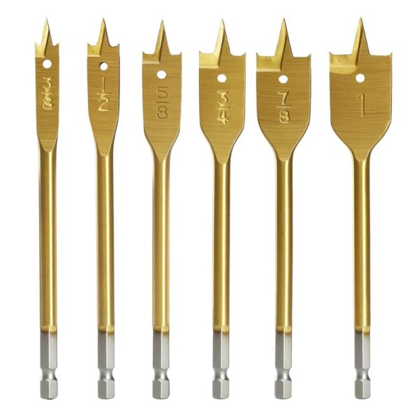 Titanium Paddle Wood Drill Bit Industrial Carbon Steel Wood Boring Tools