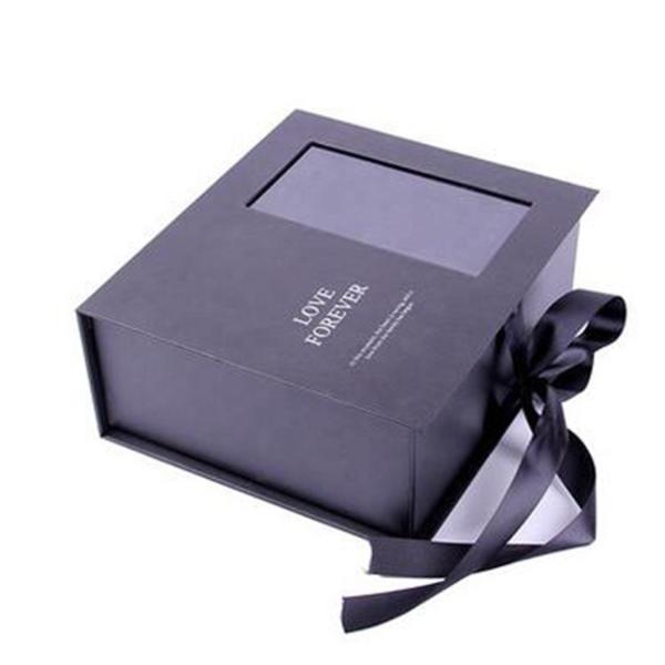 Hot Sale Window Flower Box Luxury Center Parting Packaging Flower Boxes Wedding Gift Box