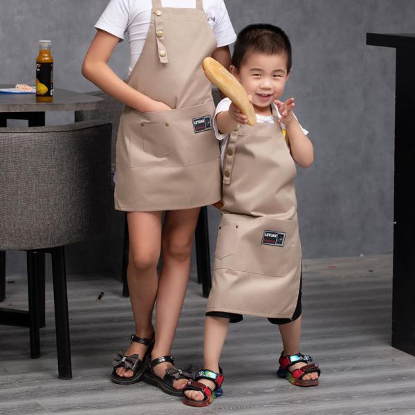 Custom Logo Kids Cooking Apron and Chef Hat Set for Kids Digital Print OEM/ODM Accepted