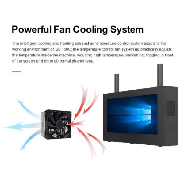 55 inch hanging high-definition dual screen advertising all-in-one machine