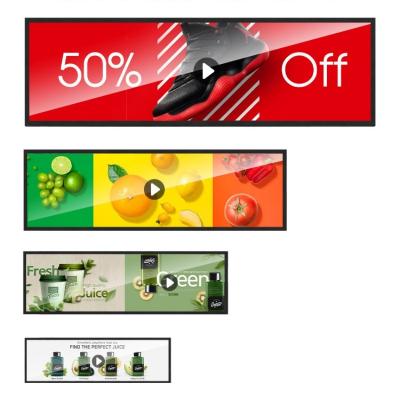 Business Wall Mounted Digital Advertising Screen LCD monitor 240V 18.5 inch