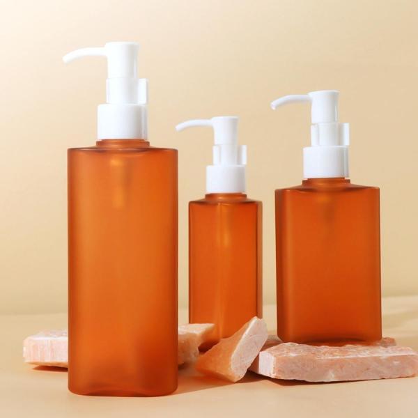 150ml 200ml PETG Lotion Pump Bottle with Customizable Printing and Recyclable PETG for Skincare Packaging