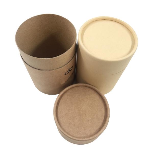 T Shirt Cylinder Kraft Tube Packaging Cardboard Tube Food Packaging Custom Size