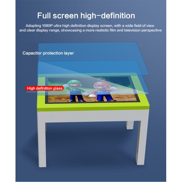 Small Green Early Education Touch Screen Tablet Table Multifunctional Entertainment Interactive Capacitive Touch