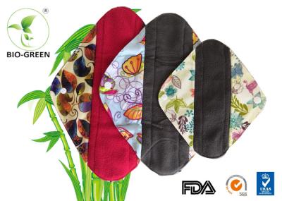 Red / Black Waterproof Changing Pad Anti Bacterial Charcoal Bamboo Founded