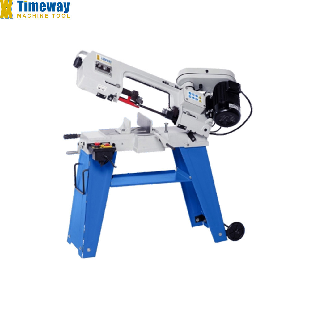 Cutting-Edge S-115 S-115A Belt-Driven Miter Band Saw for Metal Cutting