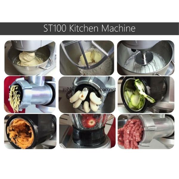 ST100 1500w Diecast Aluminium Professional Planetary Sand Mixer Kitchen Machine