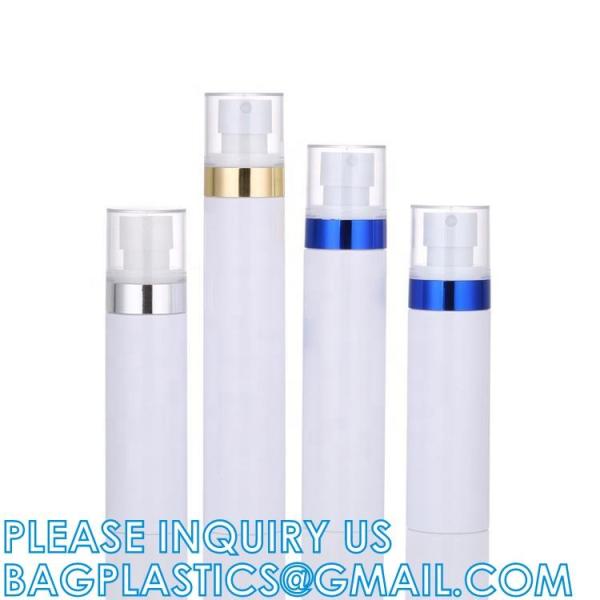 Cosmetic Spray Bottles PET Plastic 60ml 80ml 100ml 120ml Gold Plating Pump Water Liquid Spray Bottle OEM