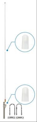 475±11MHz 13 DBi Marine UHF Antenna With UV Protected White Finished Components