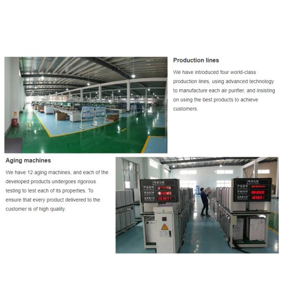 активный свет очистителя 16W 30dB воздуха фильтра углерода 120m3/h UVC