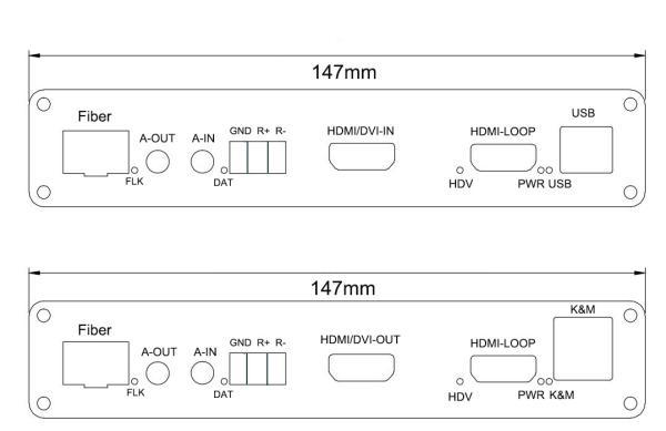 KVM RS232 Bidi Stereo Audio HDMI GPIO sur le prolongateur à fibre optique