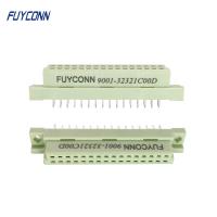 Connecteur 8 d'Eurocard de 2 rangées 16 32 connecteur femelle droit de la carte PCB 2x16P 32pin DIN 41612 de Pin