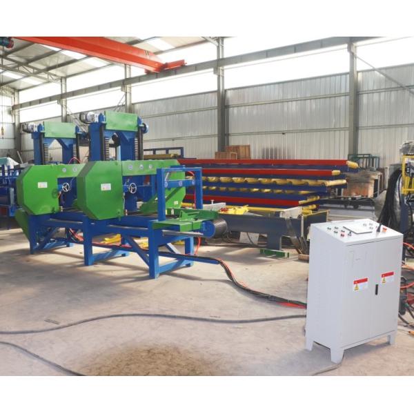 5 Heads Pine Wood Industrial Sawmill Equipment Horizontal Resaw Bandsaw For Wood