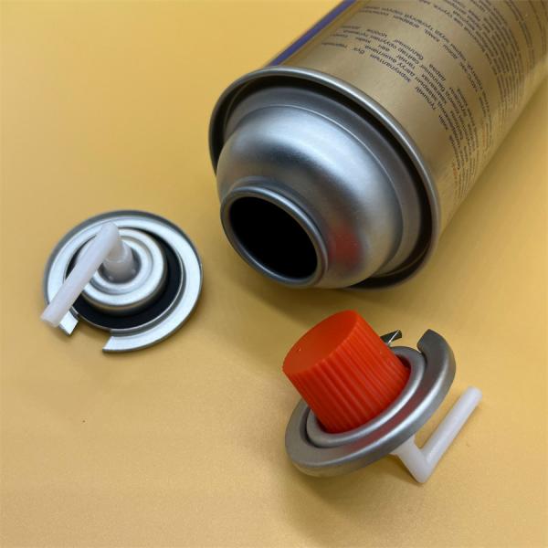 Durable Camping Gas Stove Aerosol Spray Valve Adjustable Heat Control For Outdoor Cooking