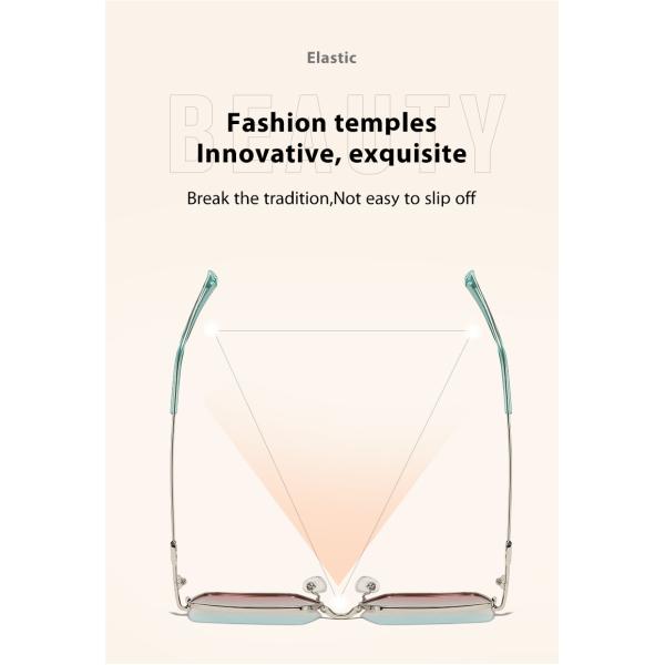 Не поляризовыванное УЛЬТРАФИОЛЕТОВОЕ слишком больших солнечных очков рамки металла анти- защищает глаза