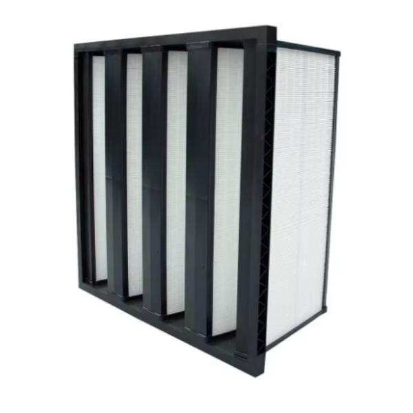 F7 Efficiency Plastic Frame Air Filter 592x592x92mm Mini Pleat HVAC Bag Filter