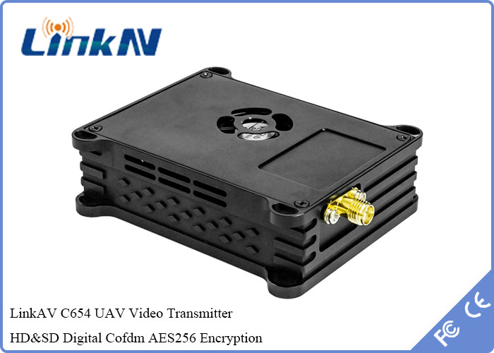 LKAV1614 Дрон Data Link UAV HD/CVBS Видеопередатчик AES256