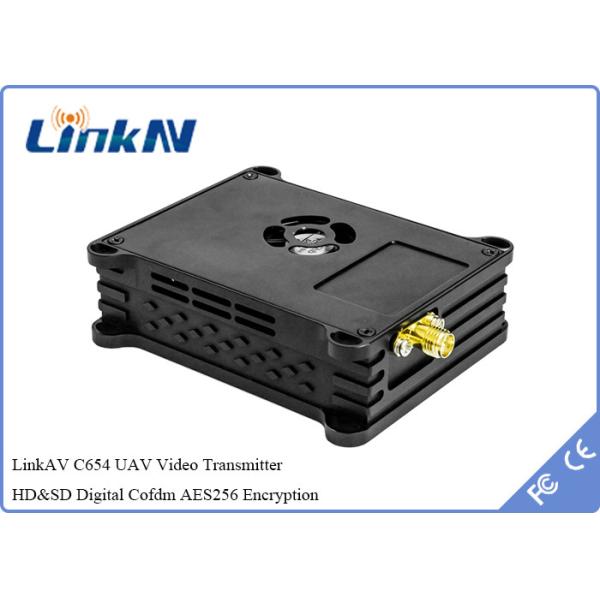 Drone Data Link UAV HD/CVBS Video Transmitter AES256