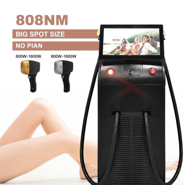 Painless Diode Laser Hair Removal Machine 808nm 3 Wavelength Laser Beauty Machine China Factory