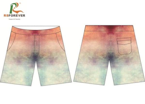 Starry Sky Pattern Waterproof Board Shorts For Swimming Sublimation Printing