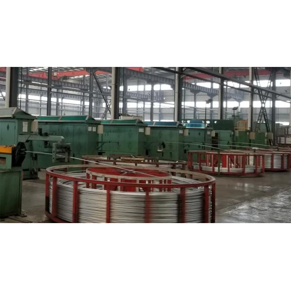 Vertical Threaded Aluminum Tube / Thread Air Conditioner Tube 0.4 - 0.5mm