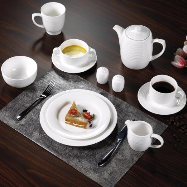 OEM White 200ml Porcelain Straight Cup wear resistant For Restaurant