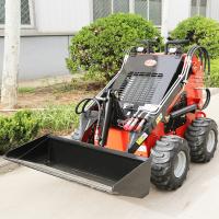 La chenille Front End Loader Versatile Rubber de LH380S a dépisté le CE de Mini Skid Steer Loader With