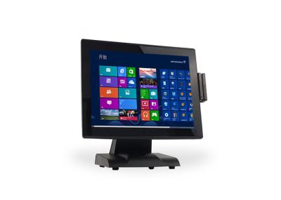 Professional Dual Screen POS Register Cashier Flat Free Bezel Fast Heat Dissipation