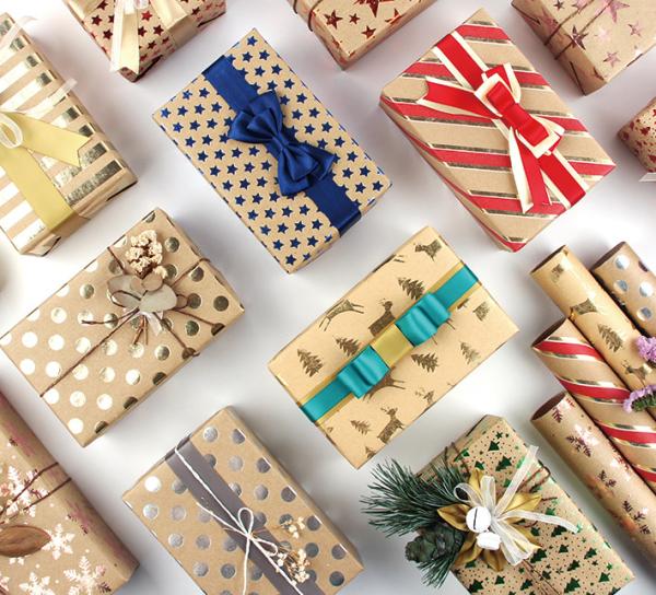 Custom Printed Gift Wrapping Paper For Wedding Birthday Holiday Baby Shower Kids