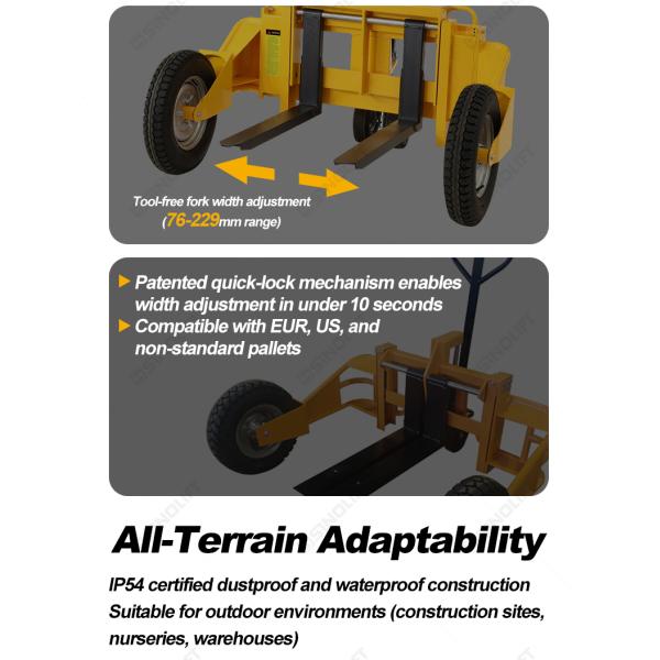 RP1000A / RP1250A All Terrain Manual Hydraulic Pallet Truck