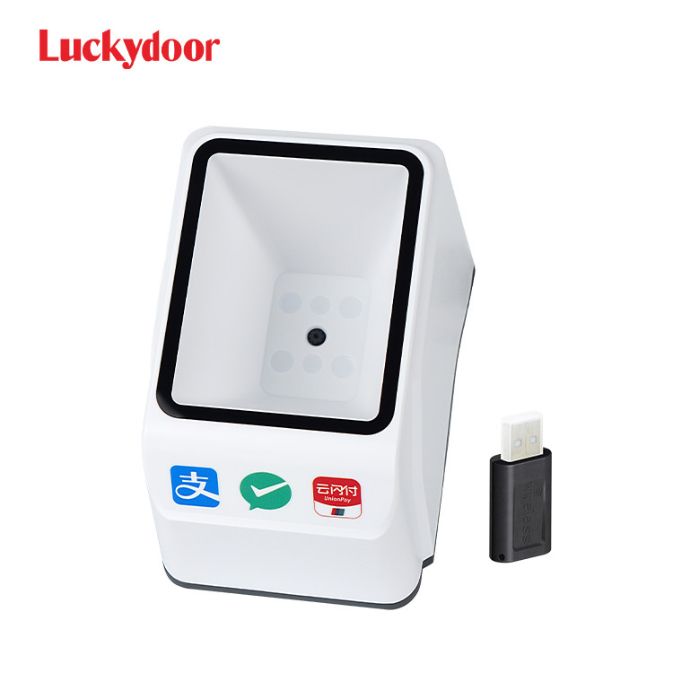 Беспроводной QR-код читатель Alipay Wechat Мобильные платежи 1D 2D Платения на рабочем столе Сканер штрих-кодов