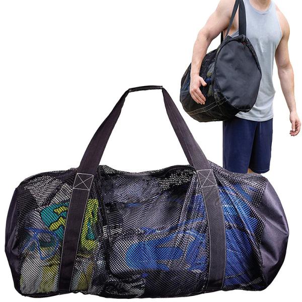 Full Length Zipper Opening Travel Duffel Bags Large Capacity For Outdoor Sports